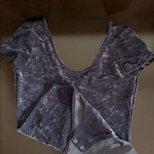 Velvet Ballerina Body Suit